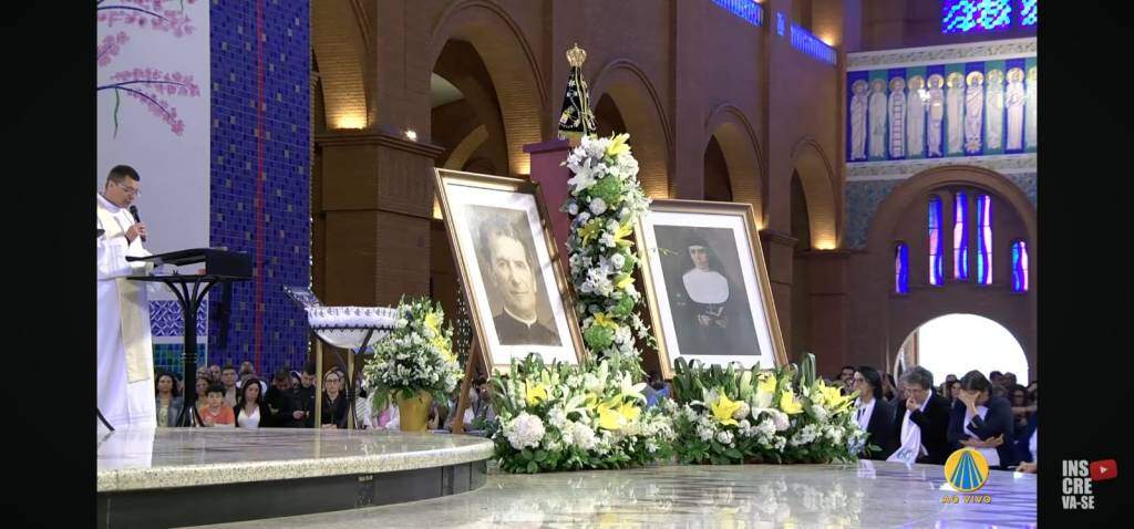 Altar Central do Santuário Nacional durante Missa de Romaria da Família Salesiana