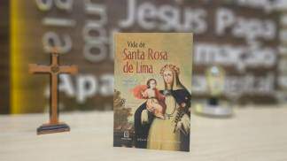 livro a vida de santa rosa de lima da editora santuário