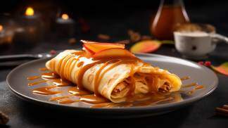 Crepe de doce de leite