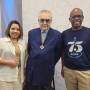 Padre Zezinho, Adriana Melo e Evandro Brum no Especial Vozes e Canções