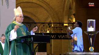 dom Adilson na homilia missa 46ª Romaria da Pastoral dos Surdos