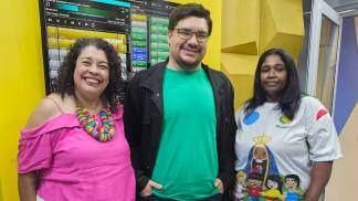 Ana Flávia e Maria Regina no JR