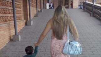 Mãe e Filho no Santuário Nacional