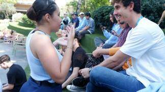 Momento de interação no projeto Humaniza, IA!