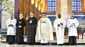 missionários redentorista na Novena da Tarde 4° Dia 