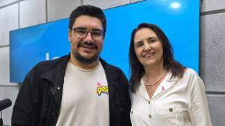 Ilda Caixeta, radioncologista da Unimed Guaratinguetá, no JR