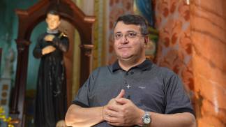 Pe. Marlos e São Geraldo