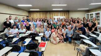 Alunos das aulas de teologia